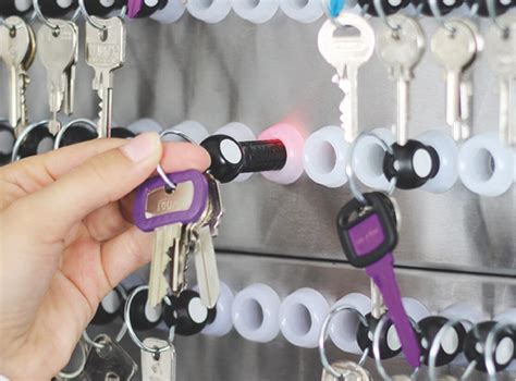 Electronic Key Cabinet Customization Options.
